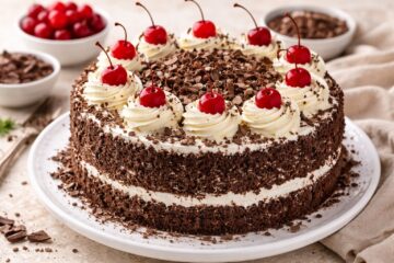 eggless black forest cake