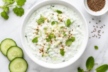 Cucumber raita