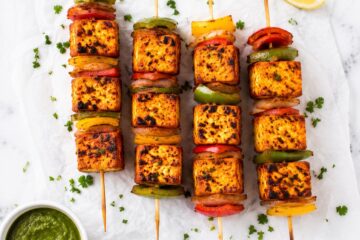 low calorie paneer tikka