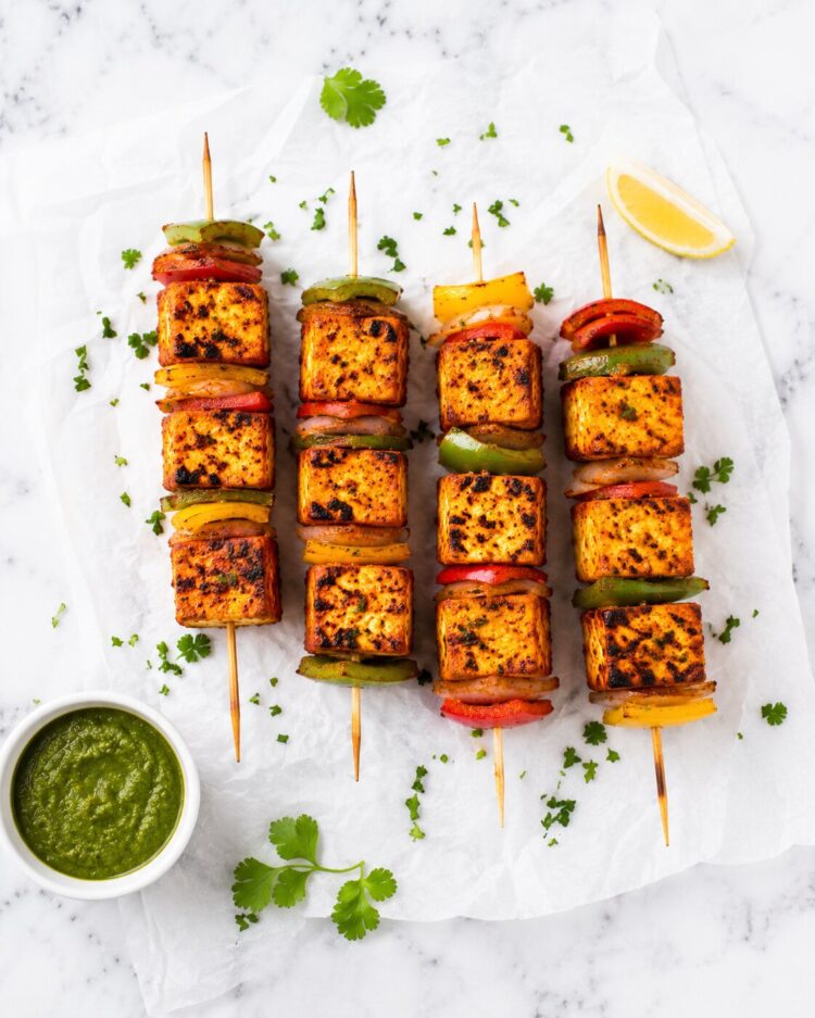 low calorie paneer tikka