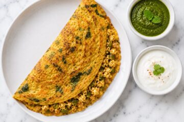 paneer oats chilla