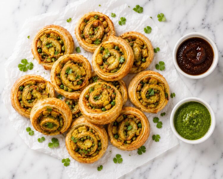 air fryer samosa pinwheels