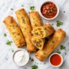 cheesy breakfast egg rolls