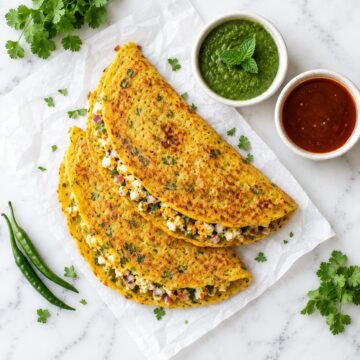 paneer besan chilla recipe
