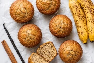 air fryer banana muffins