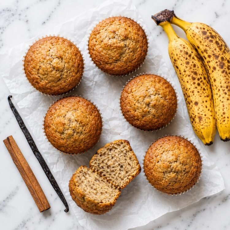 air fryer banana muffins