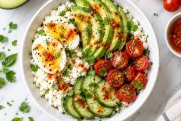 cottage cheese breakfast bowl