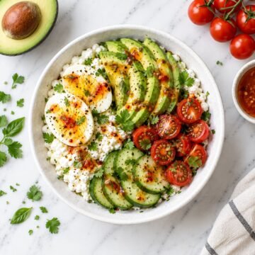 cottage cheese breakfast bowl