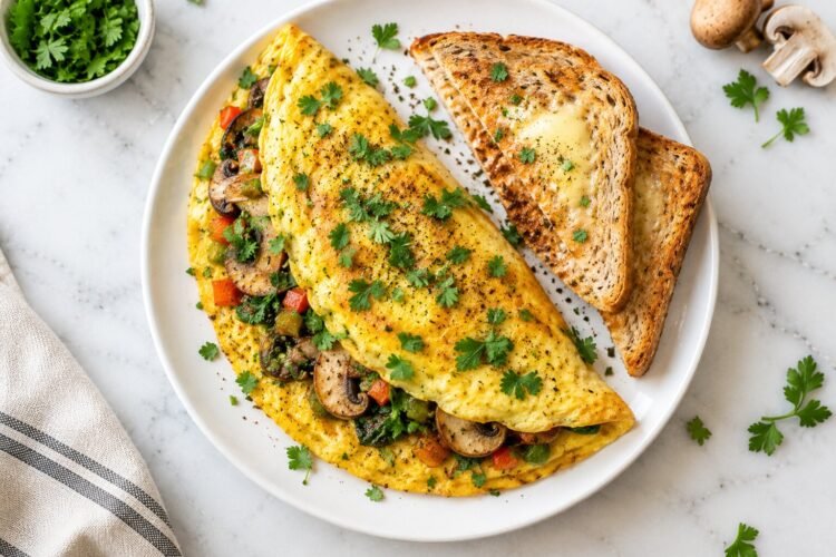 Mushroom Omelette
