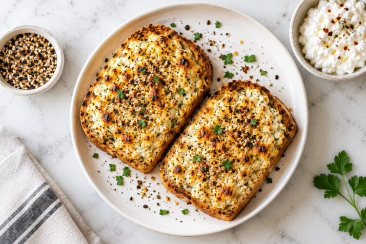 cottage cheese toast